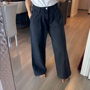 Frame Denim Washed Black Jeans